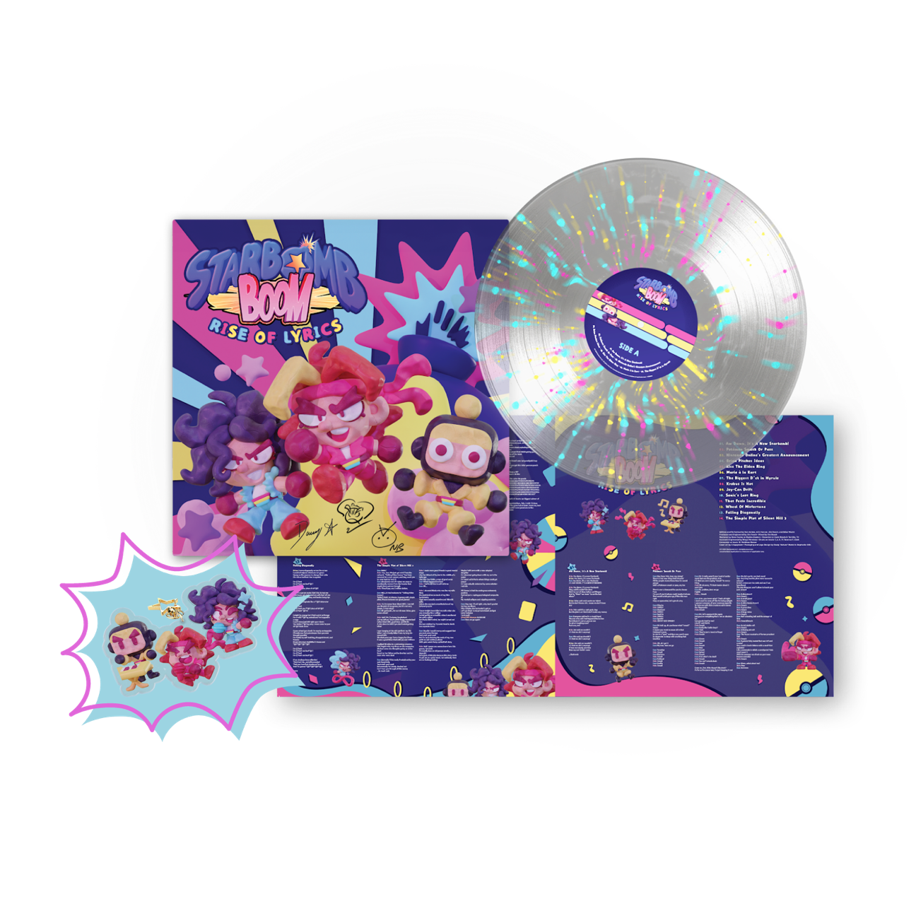 Starbomb Boom: Rise of Lyrics - Signed Vinyl - *PRE-ORDER*