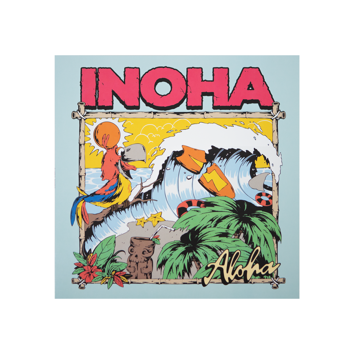 ALOHA INOHA Vinyl - ORANGE
