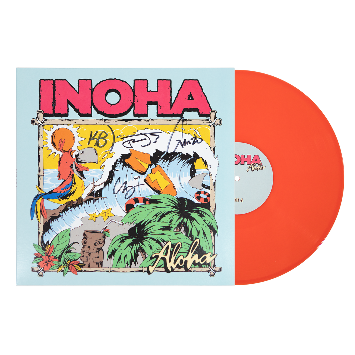 ALOHA INOHA Vinyl - ORANGE (SIGNED)