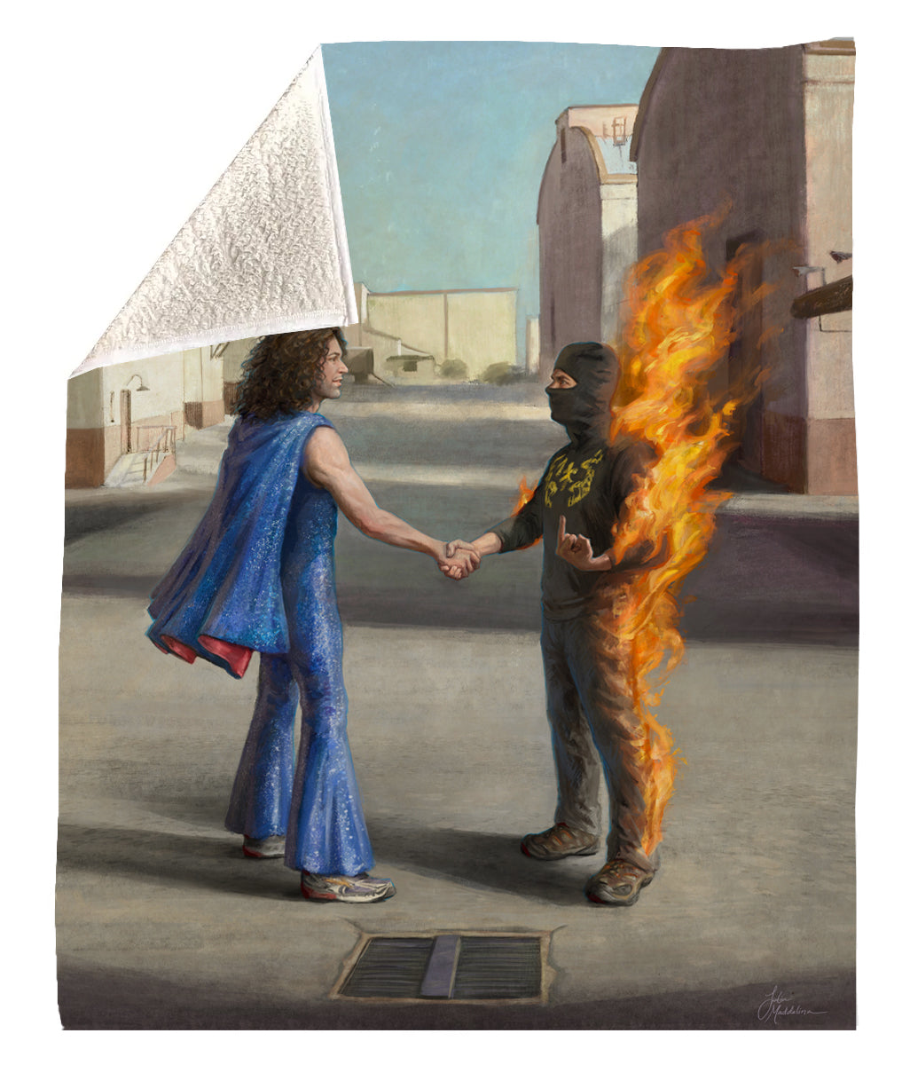 Pre Order: Wish You Were Warm Sherpa Blanket - GOOD MERCH ONLY