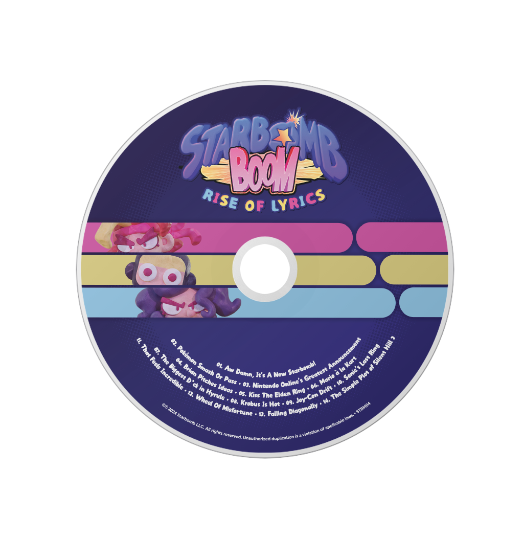 Starbomb Boom: Rise of Lyrics - Signed CD -  *PRE-ORDER*