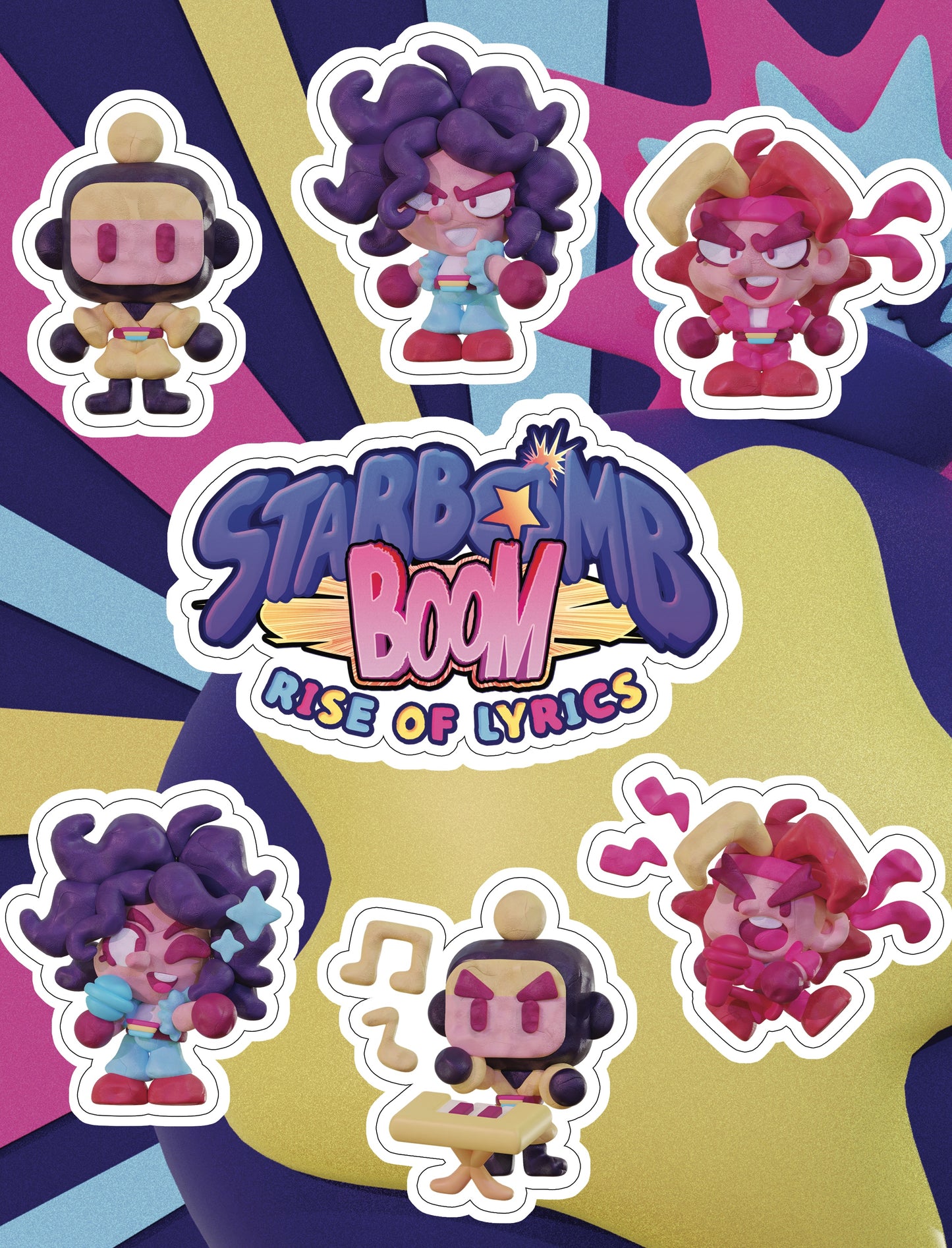 Starbomb Boom Sticker Sheet *PRE-ORDER*